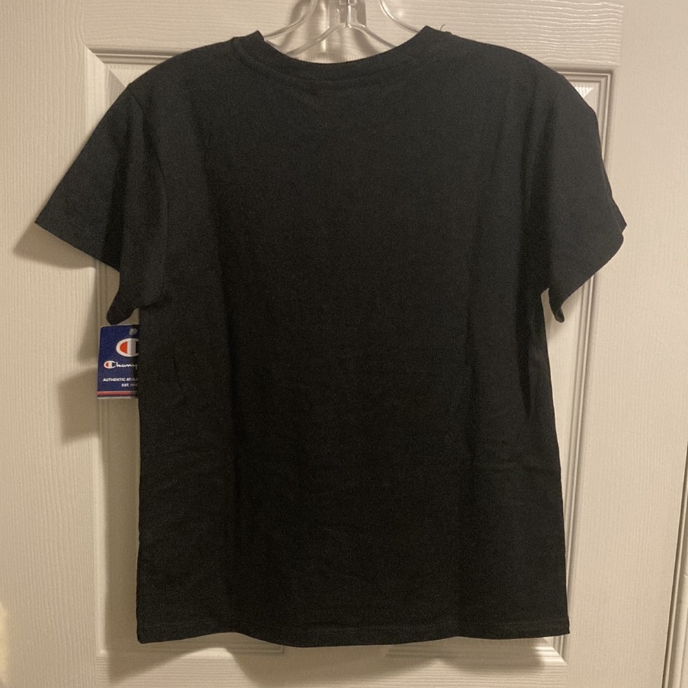 🟫 Champion Women’s Black T-shirt (size XS) NWT - Picture 7 of 7